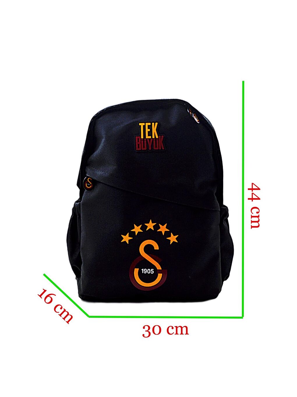 3 Bölmeli 5 Yıldız Detaylı Okul Sırt Çantası (25691)-1