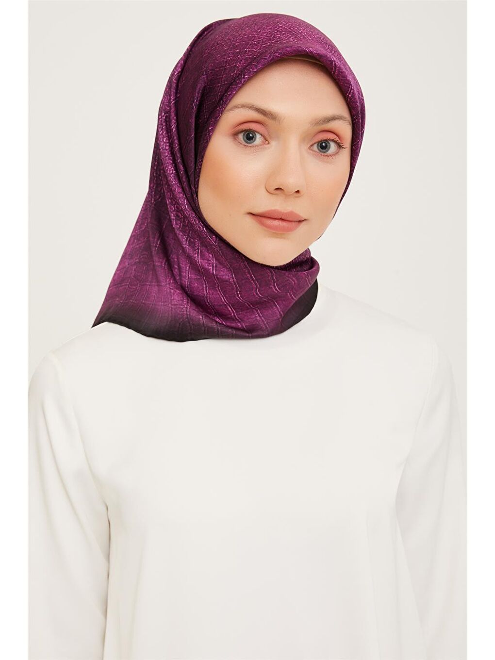 Mor Twill İpek Eşarp 23Ka9030 31