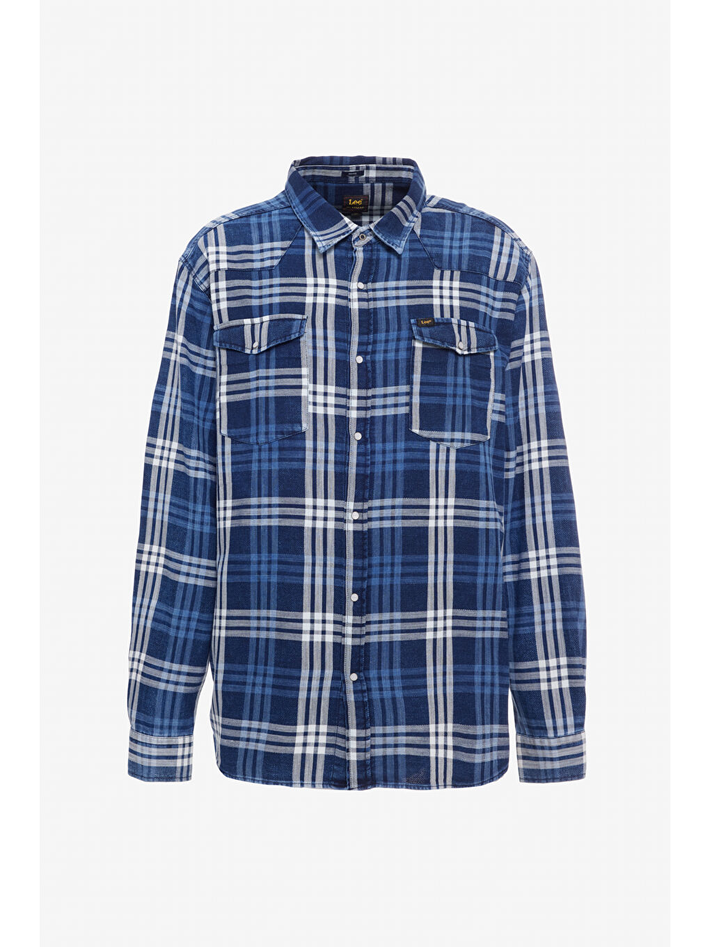 İndigo Loose Fit Rahat Kesim Lacivert Gömlek-6