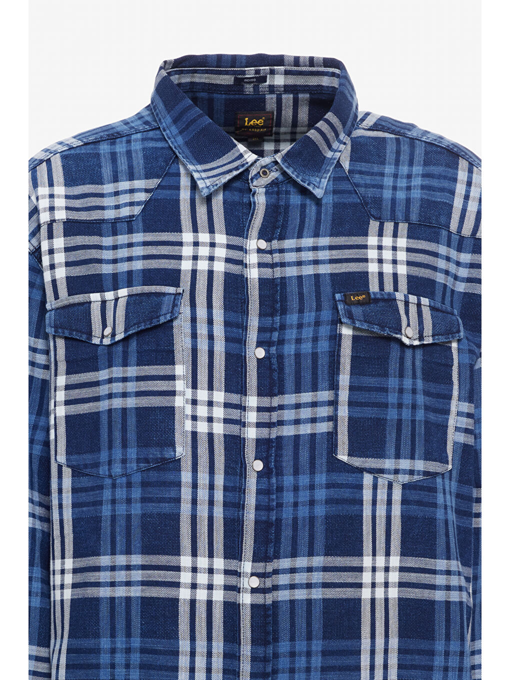 İndigo Loose Fit Rahat Kesim Lacivert Gömlek-8