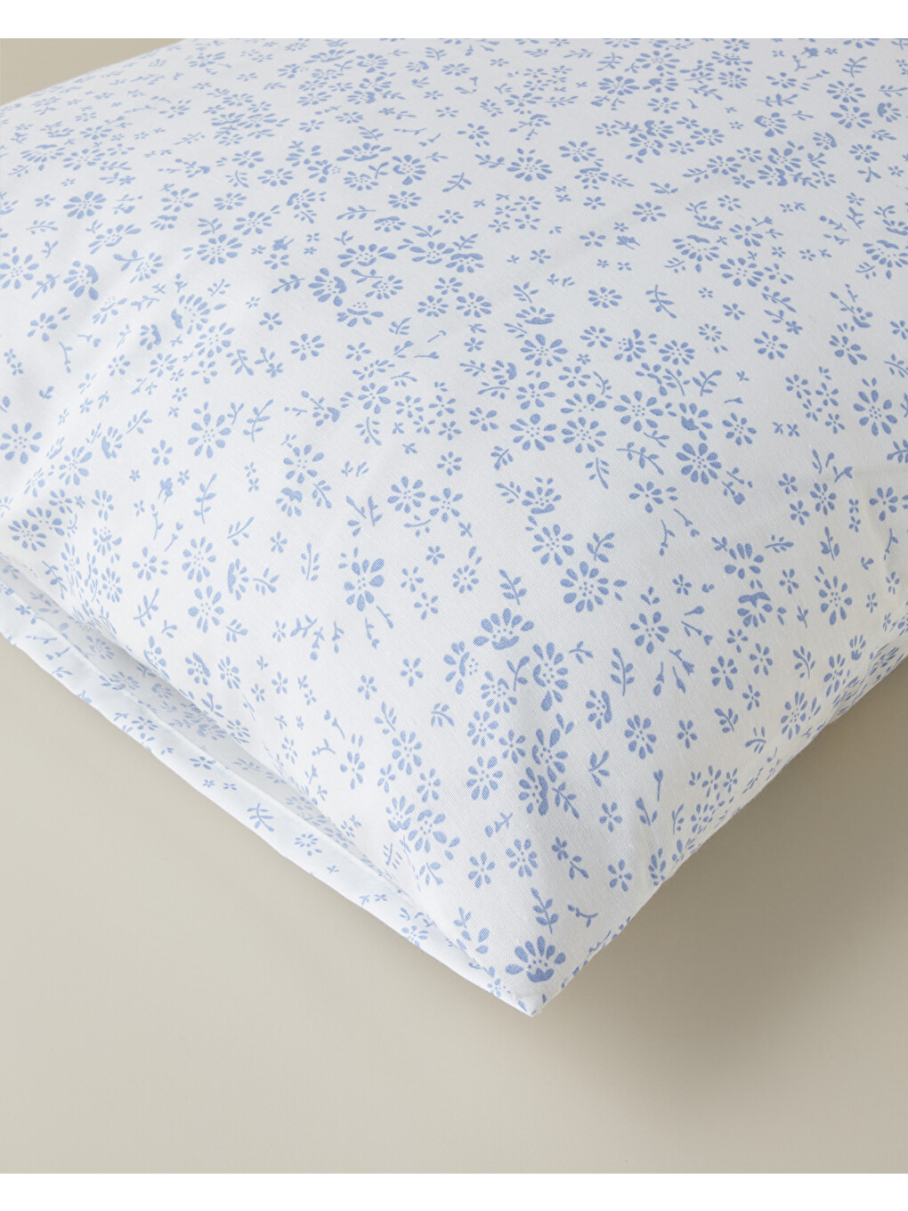 Bloomlet Kolay Ütülenir 2'li Yastık Kılıfı 50x70 Cm Mavi-2