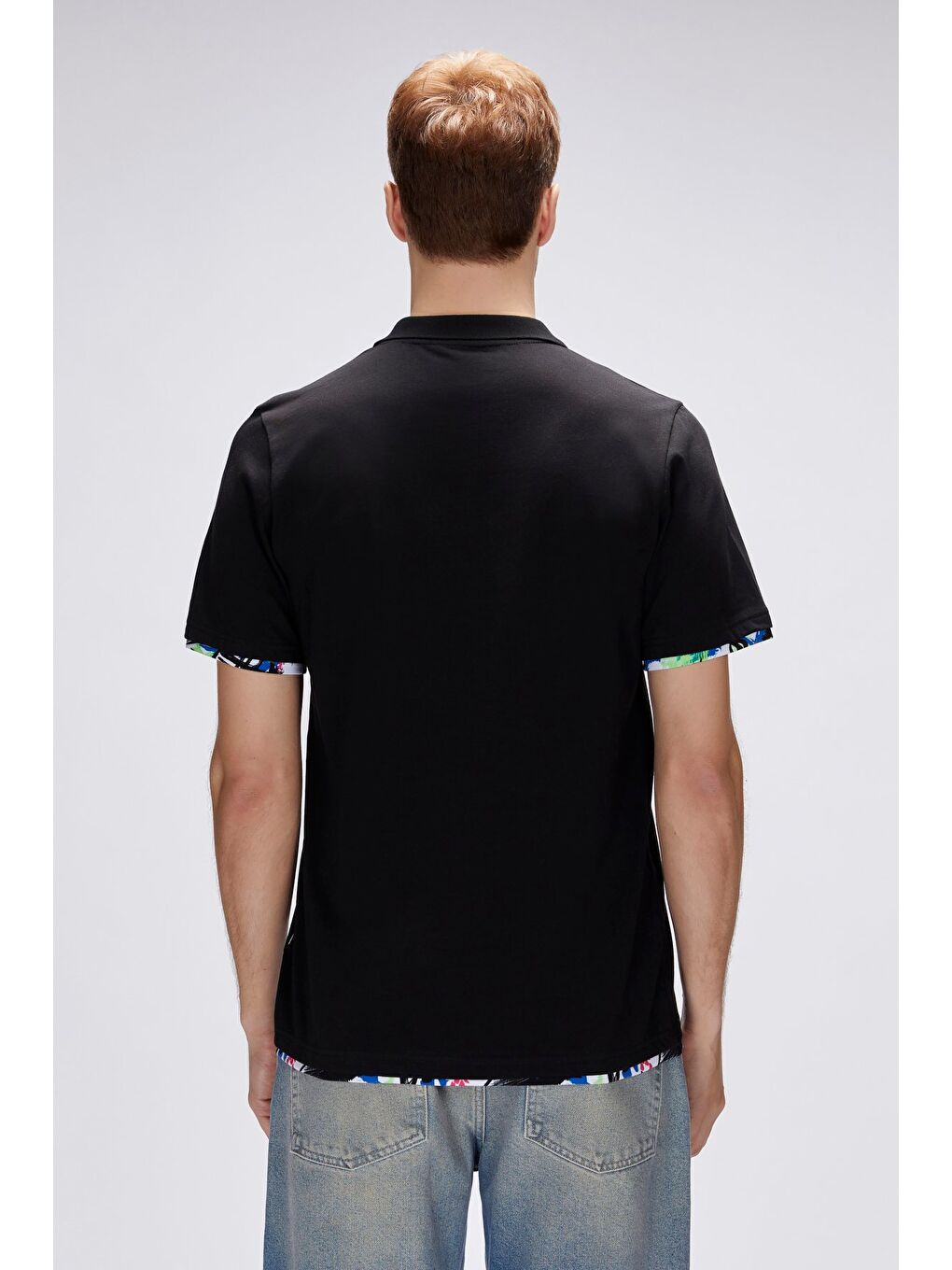 Bad Bear Rubin Siyah Polo Yaka Erkek Tişört - 1