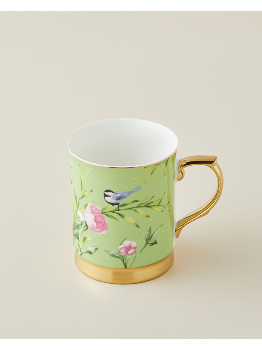 Vanilla New Bone China Kupa 400 Ml Açık Yeşil-1