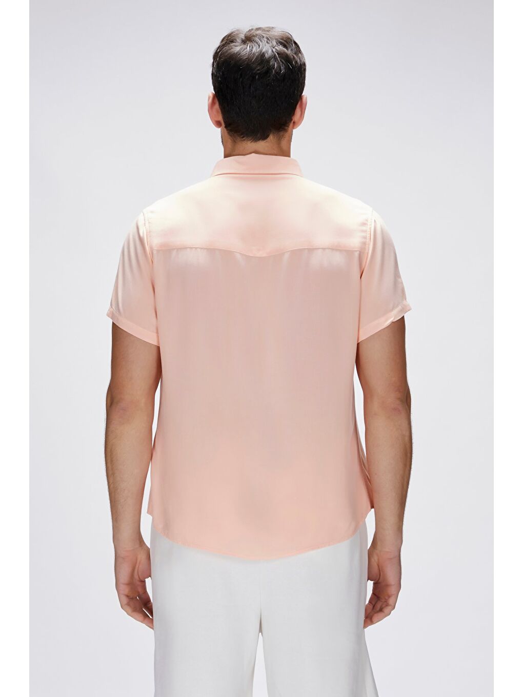 Bad Bear Frank Pembe Erkek Basic Kısa Kollu Gömlek - 4
