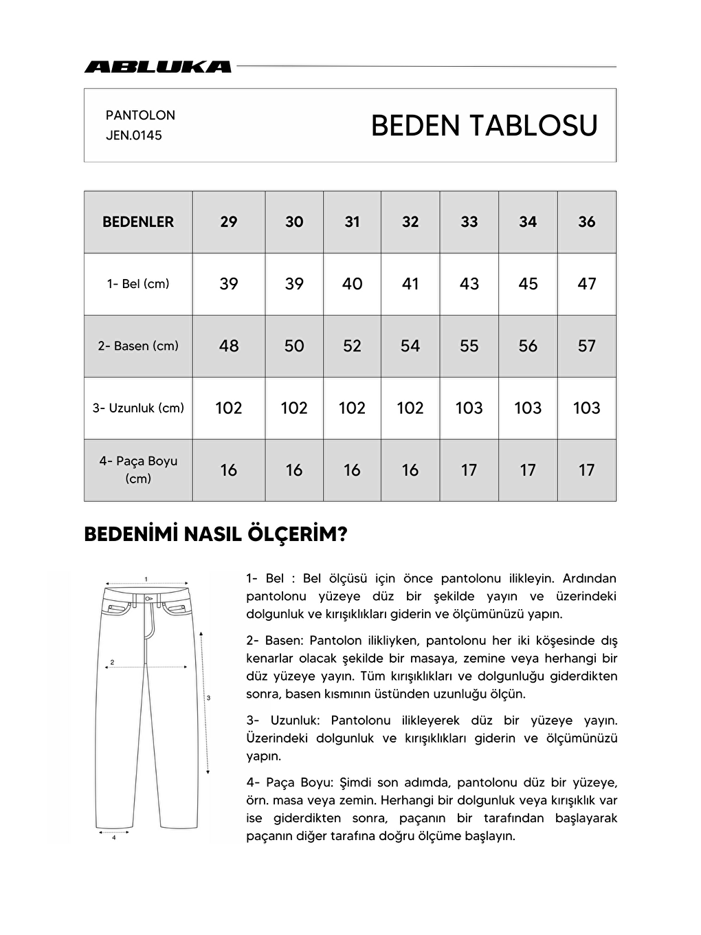 Abluka Online Erkek Boyfriend Fit Jean Pantolon Mavi - 3