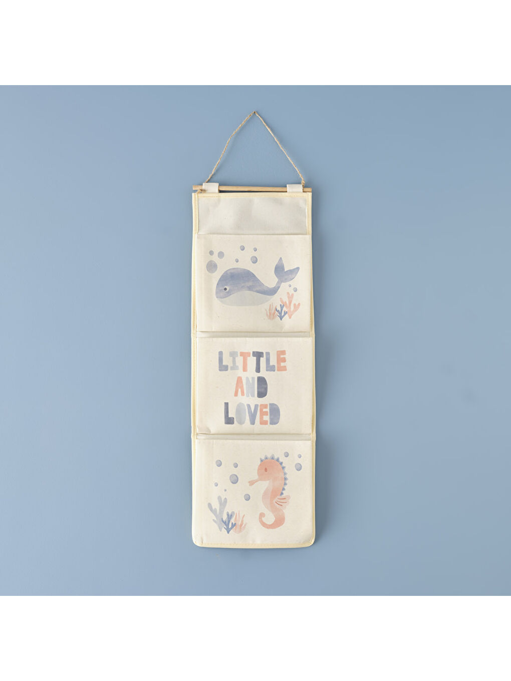 Bella Maison Marine Askılı Organizer Mavi (20x60 cm)