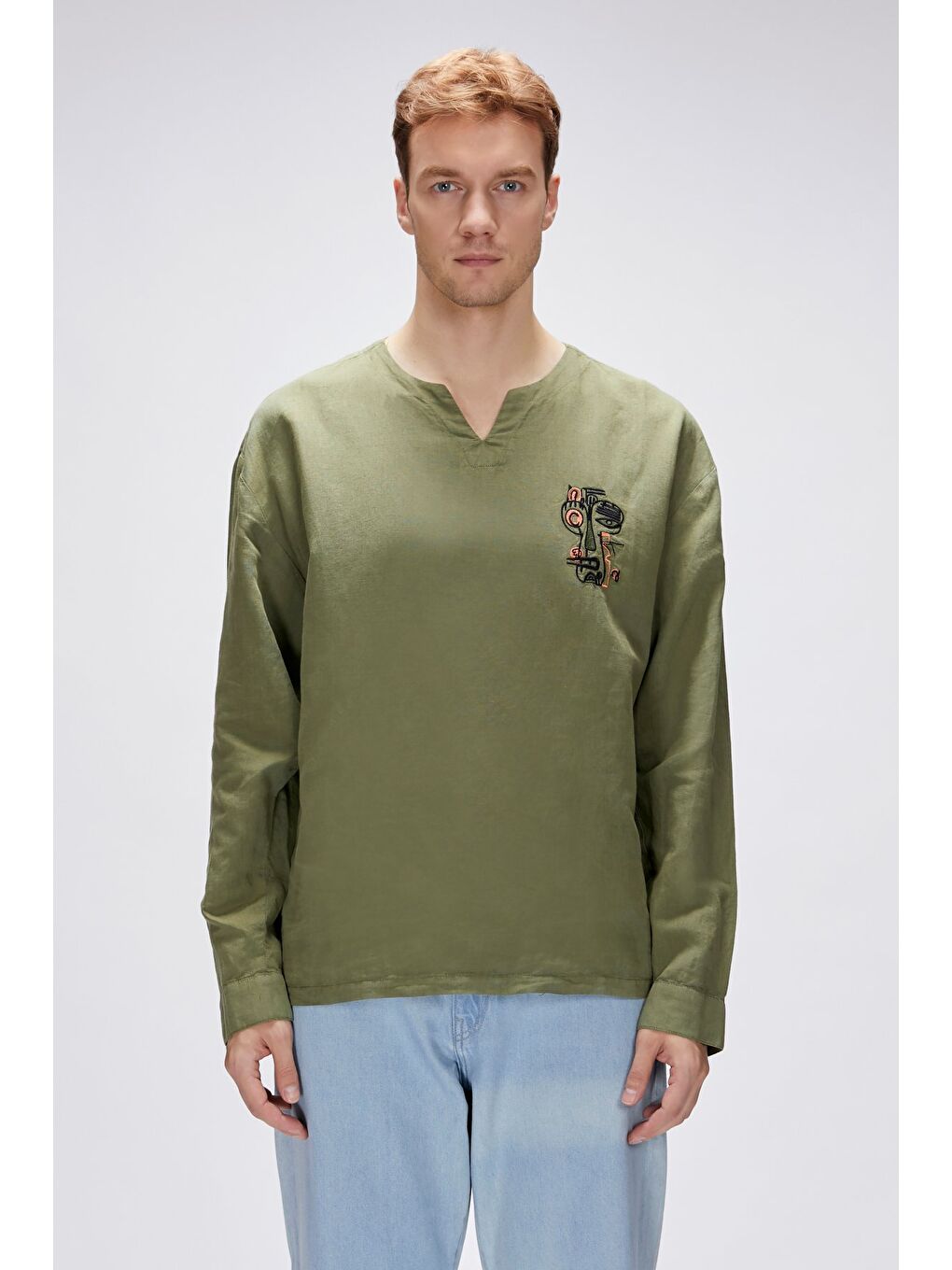 Loyd Haki Erkek Gömlek