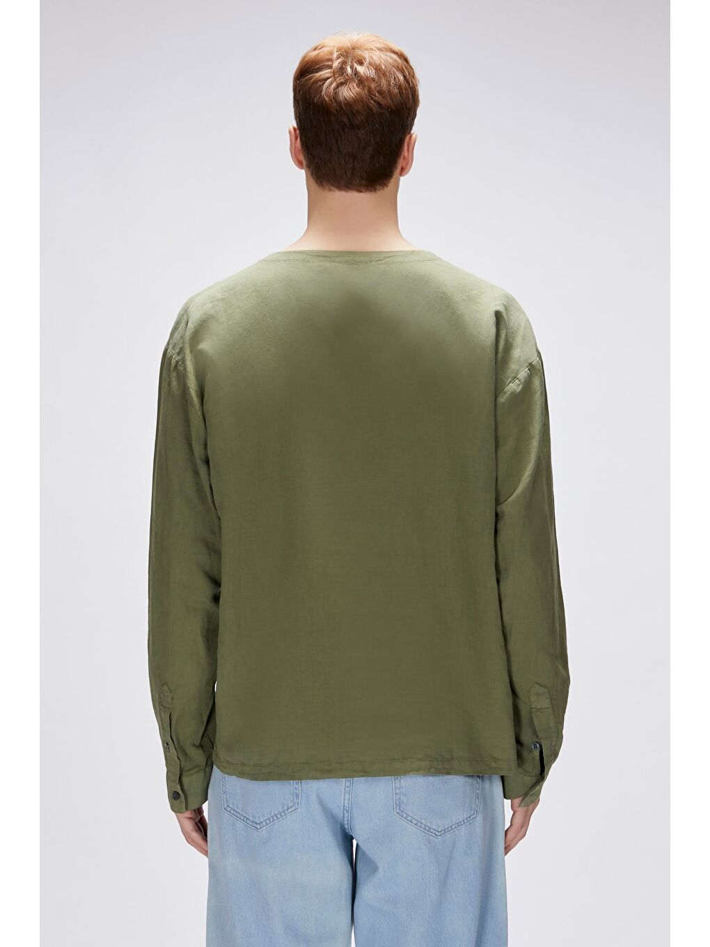 Loyd Haki Erkek Gömlek-4