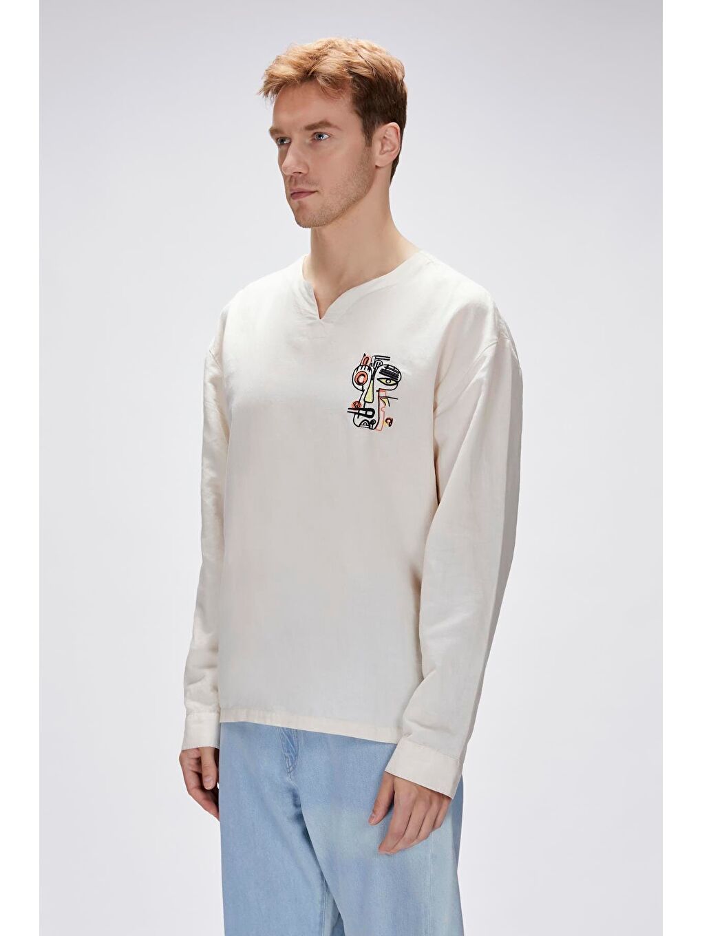 Loyd Bej Erkek Gömlek-1