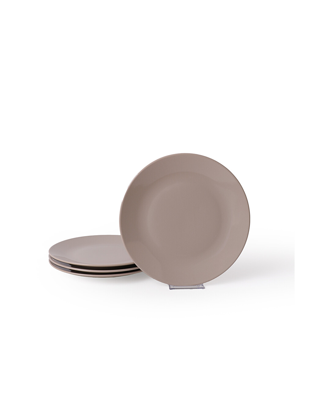 Kahverengi Taupe Ege Servis Tabağı 26 Cm 4 Adet-5