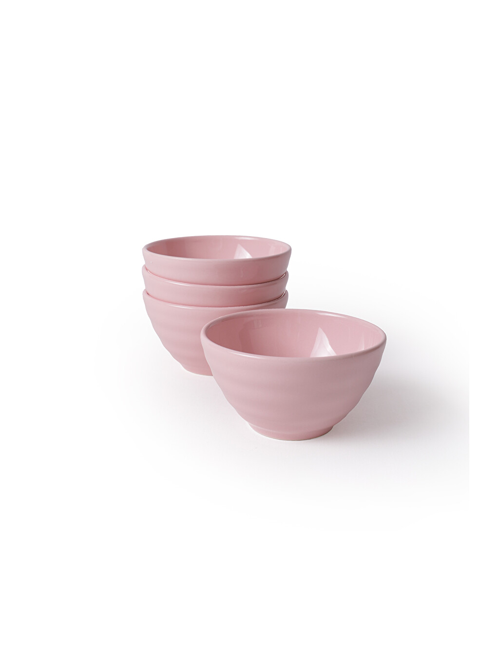 Açık Pembe Escargot Kase 14 cm 4 Adet-5