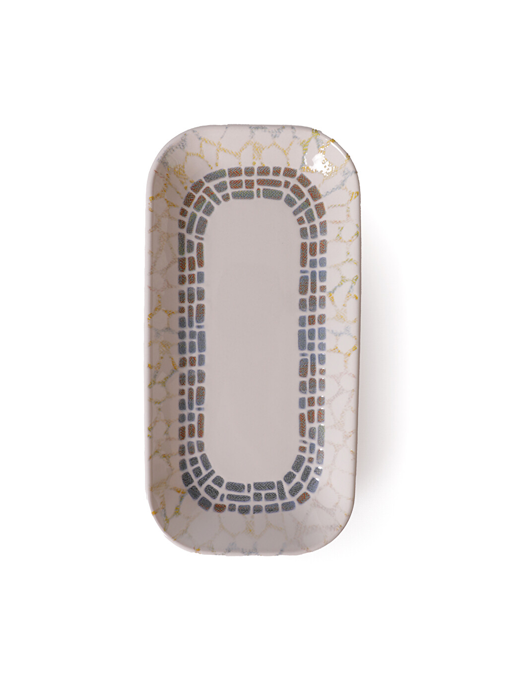 Karışık Professional Mosaica Pergamon Kayık Tabak 28 Cm 2 Adet-4