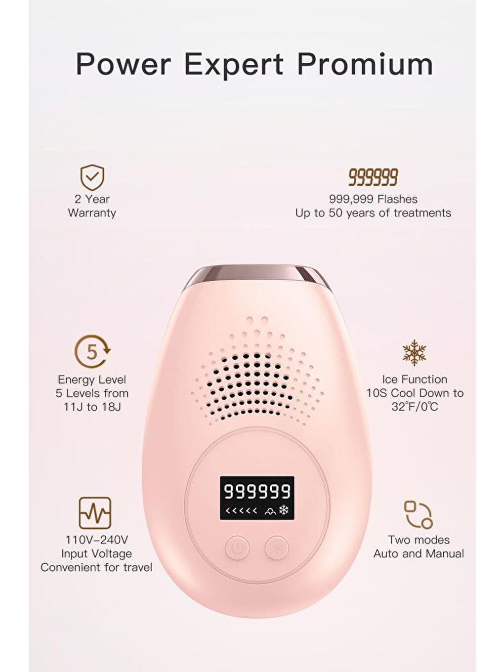 Iborrıa Br2020 Buz Başlıklı Ipl/Lazer Epilasyon 999.000 Atım-4