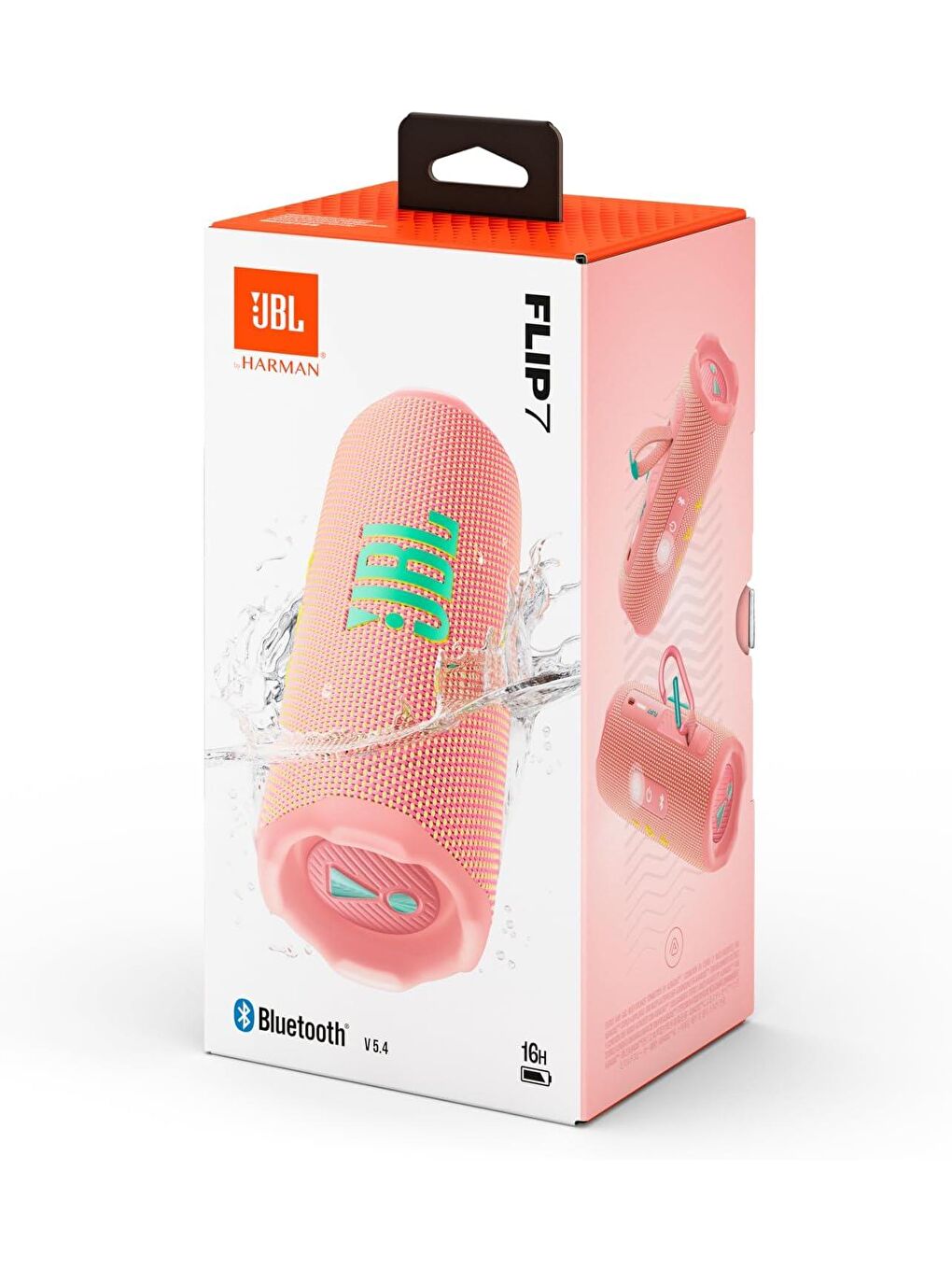Flip7, Bluetooth Hoparlör, IP67, Pembe JB.JBLFLIP7PINK
