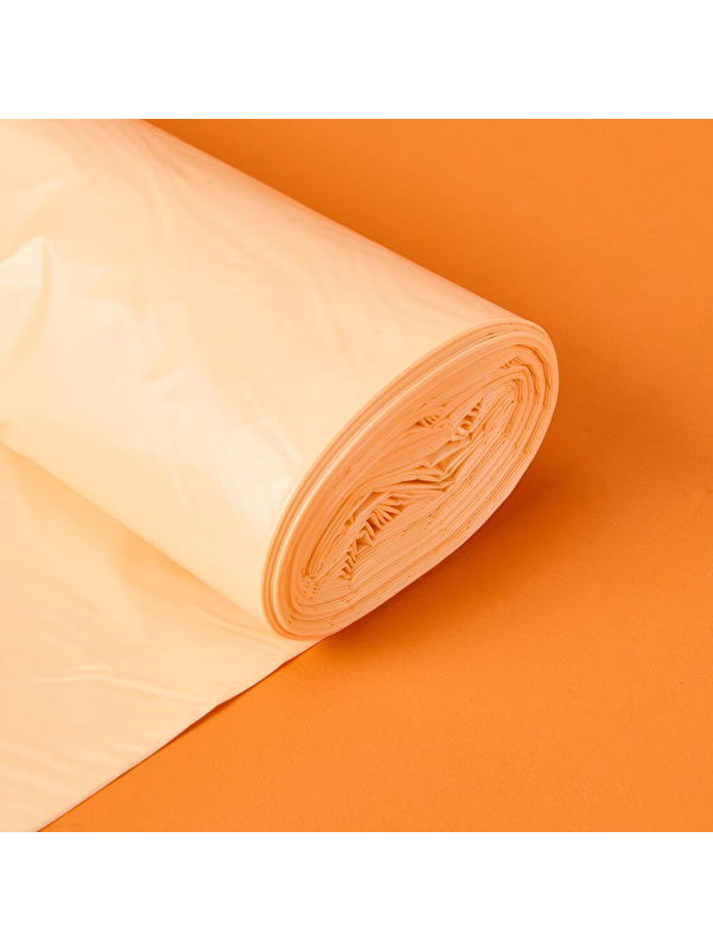 Karışık Vanilya Kokulu Büzgülü Büyük Boy 10'lu Çöp Torbası - Turuncu-1