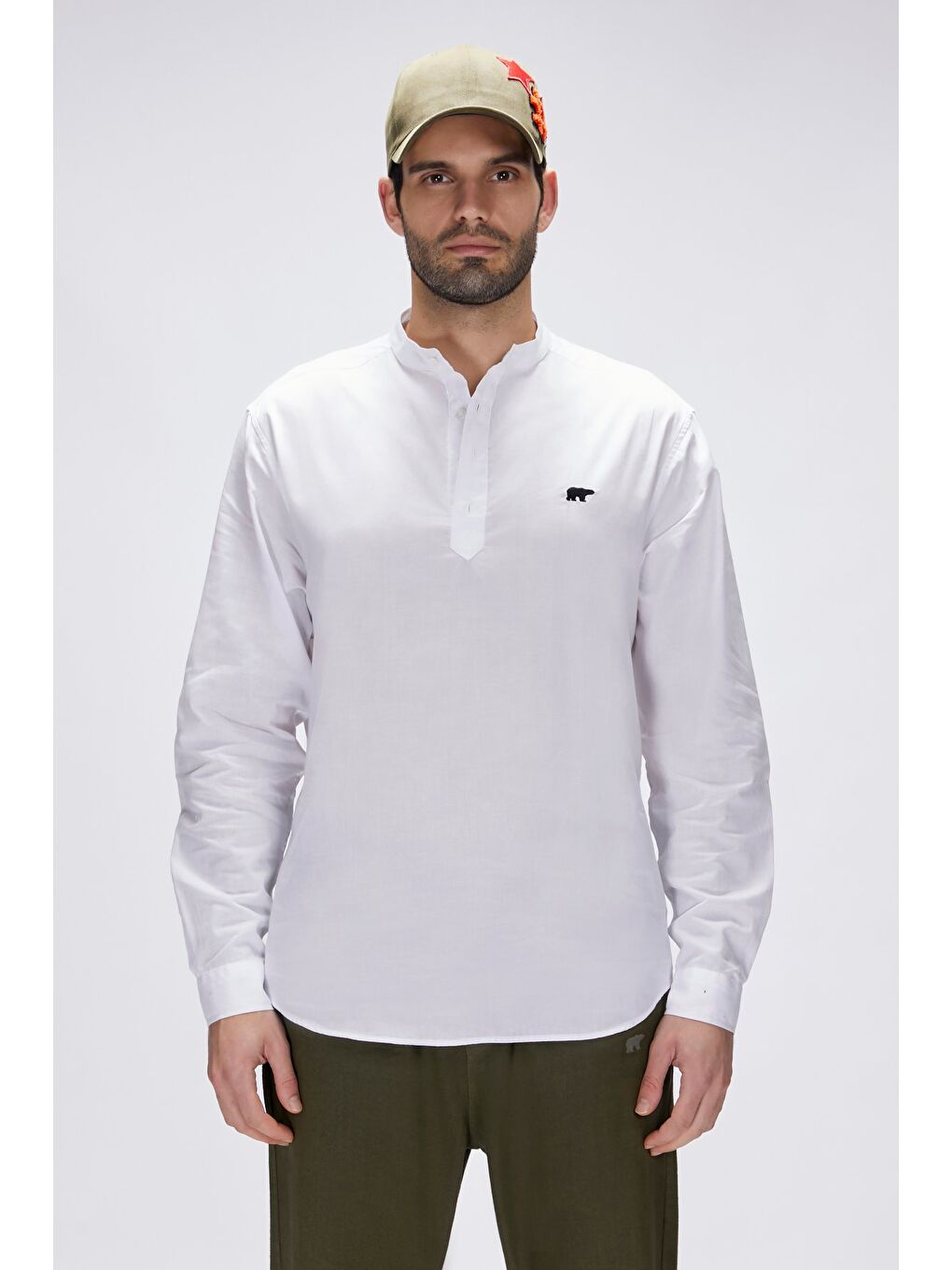 Luigi Beyaz Erkek Gömlek