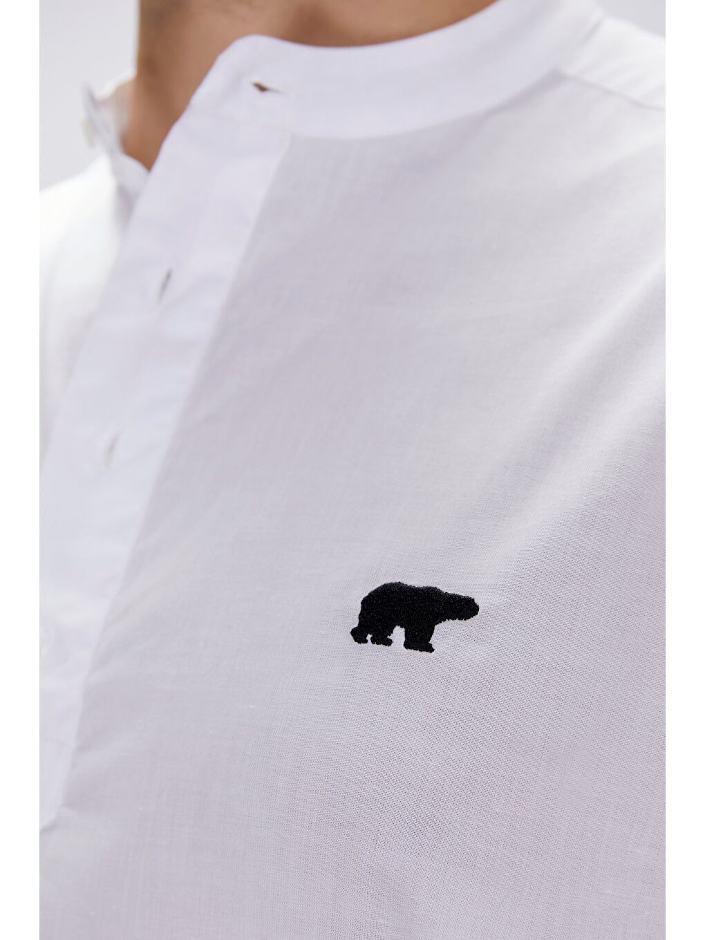 Luigi Beyaz Erkek Gömlek-4