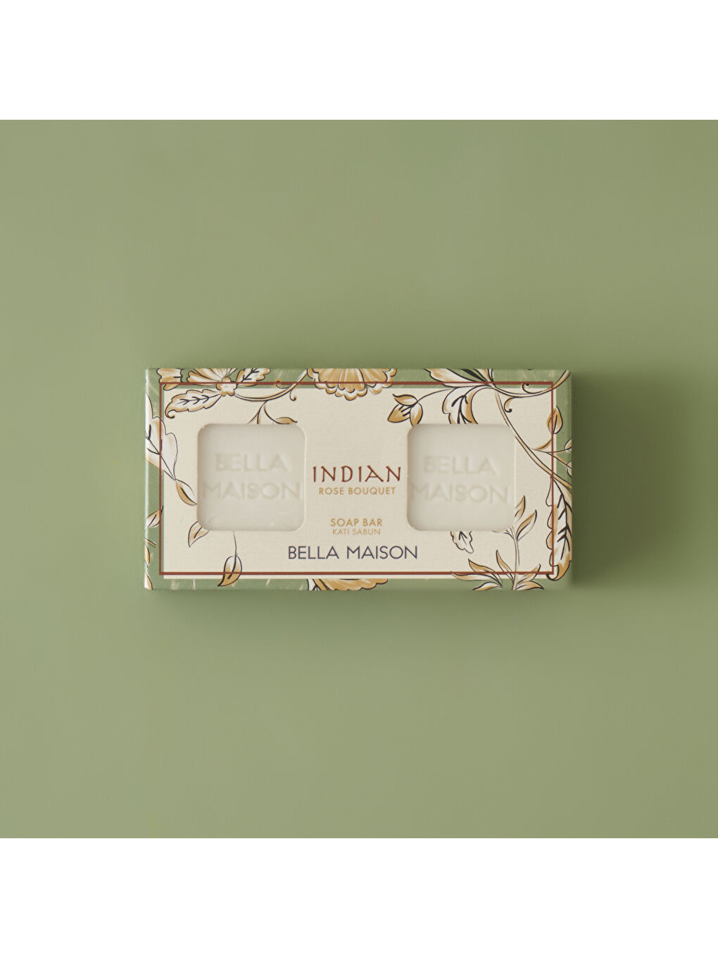 Indian Rose Bouquet Sabun 3'lü Yeşil (100 gr)-2