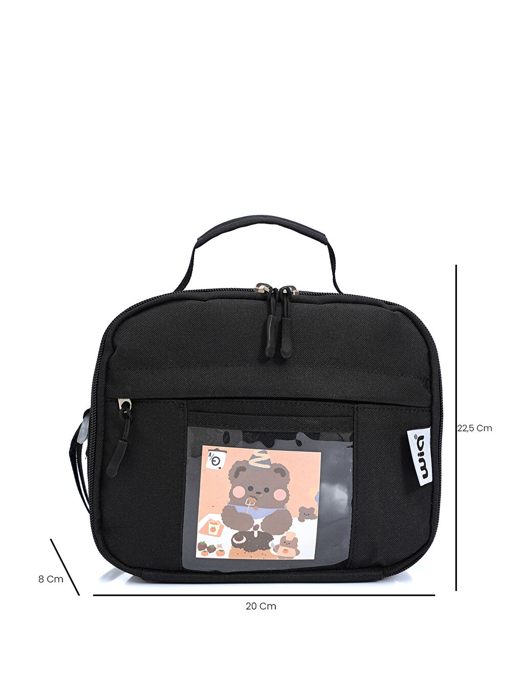 Kawaii Kore Tarzı Ayıcıklı İlkokul ve Beslenme Çantası-1
