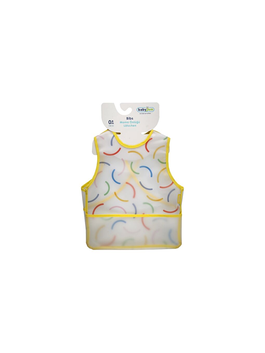 Leke Tutmaz Giymeli Sarı Gülen Yüz Önlük-2