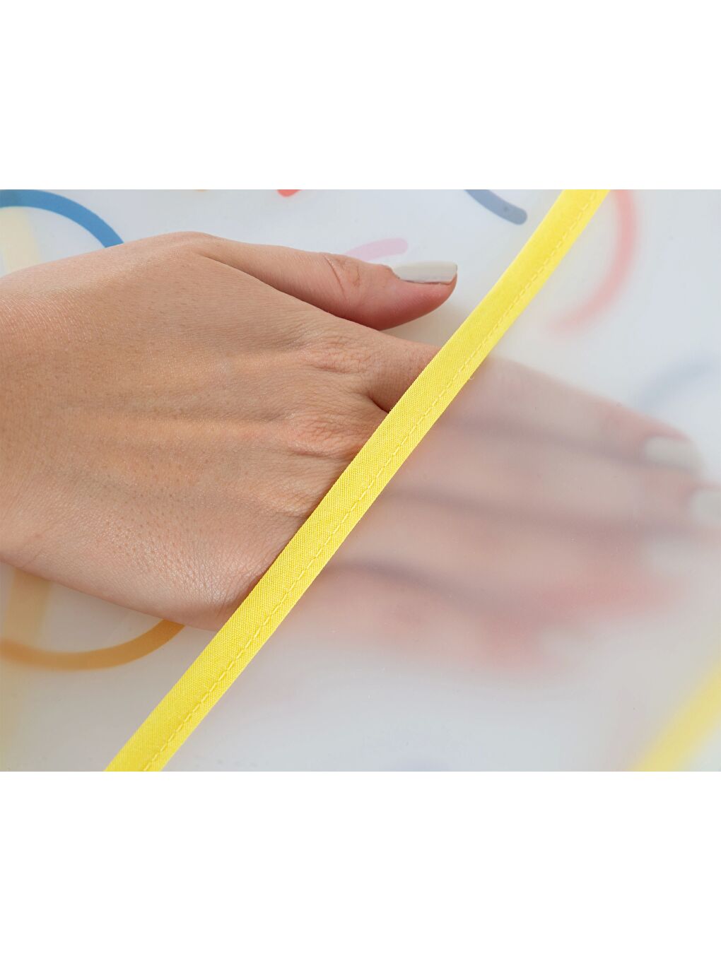 Leke Tutmaz Giymeli Sarı Gülen Yüz Önlük-3