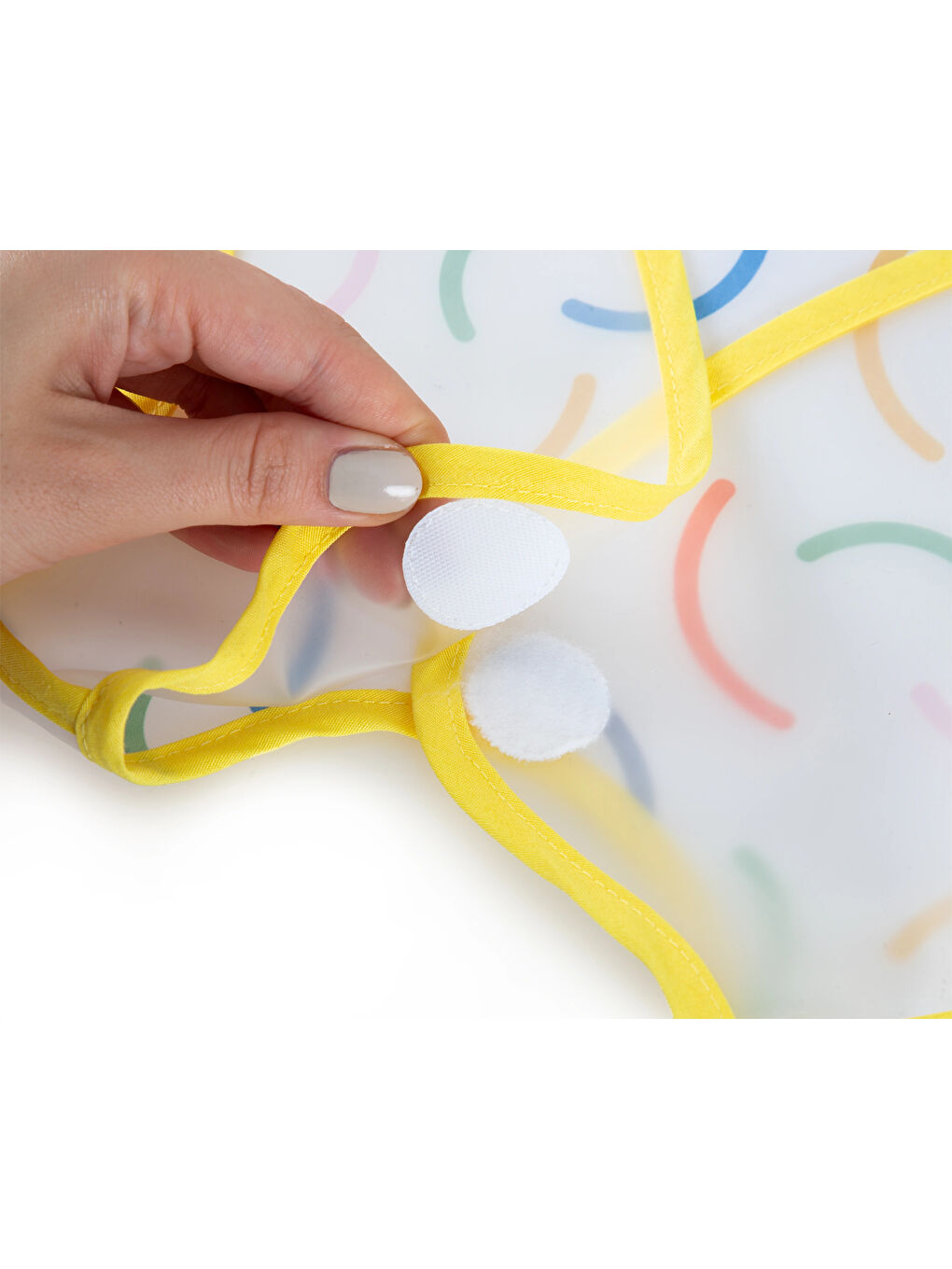 Leke Tutmaz Giymeli Sarı Gülen Yüz Önlük-4