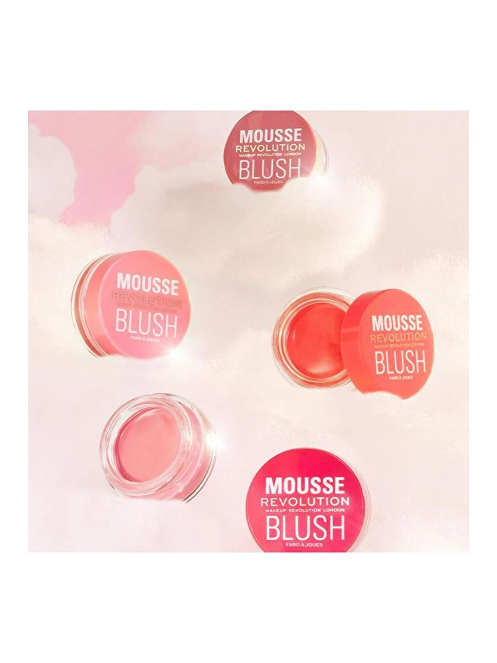 Revolution Pembe Mousse Allık Squeeze Me Soft Pink - 4