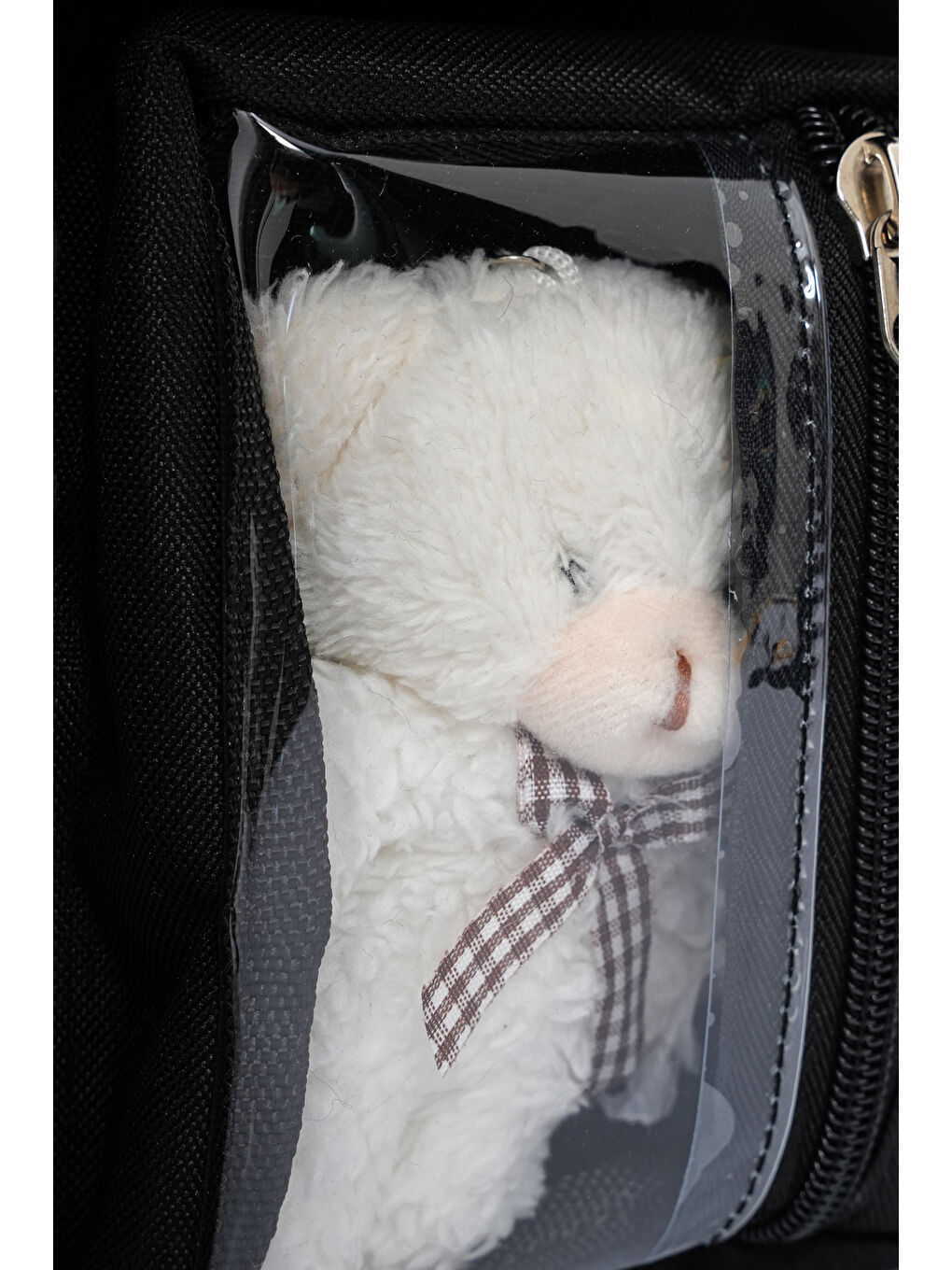 Kawaii Kore Tarzı Ayıcıklı İlkokul ve Beslenme Çantası-7