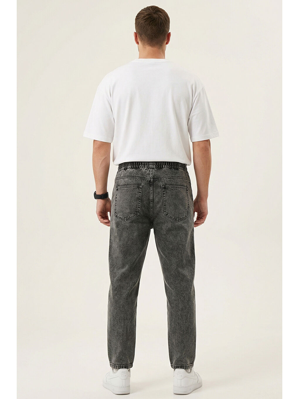 Erkek Rahat Kesim Baggy Jean Pantolon 30076 - Antrasit-3