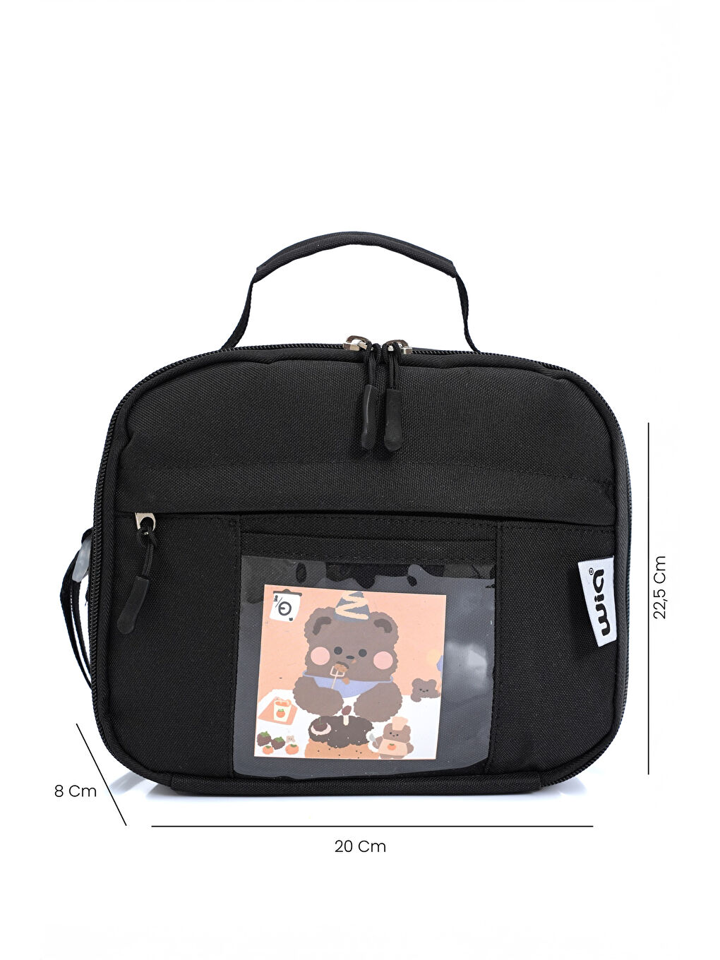 Kawaii Kore Tarzı Ayıcıklı İlkokul ve Beslenme Çantası-8