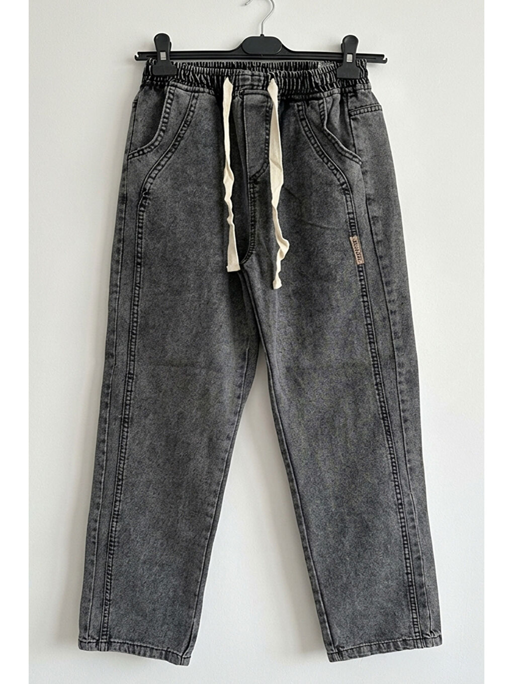 Erkek Rahat Kesim Baggy Jean Pantolon 30076 - Antrasit-4