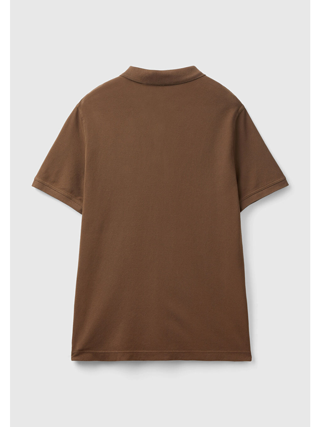 Erkek Kahverengi Regular Fit Kısa Kollu Polo Tişört-3