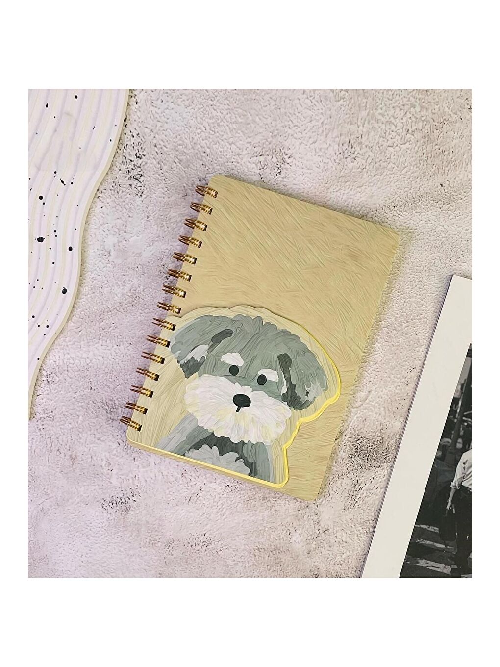 Sevimli Köpek Kapaklı Spiral Defter