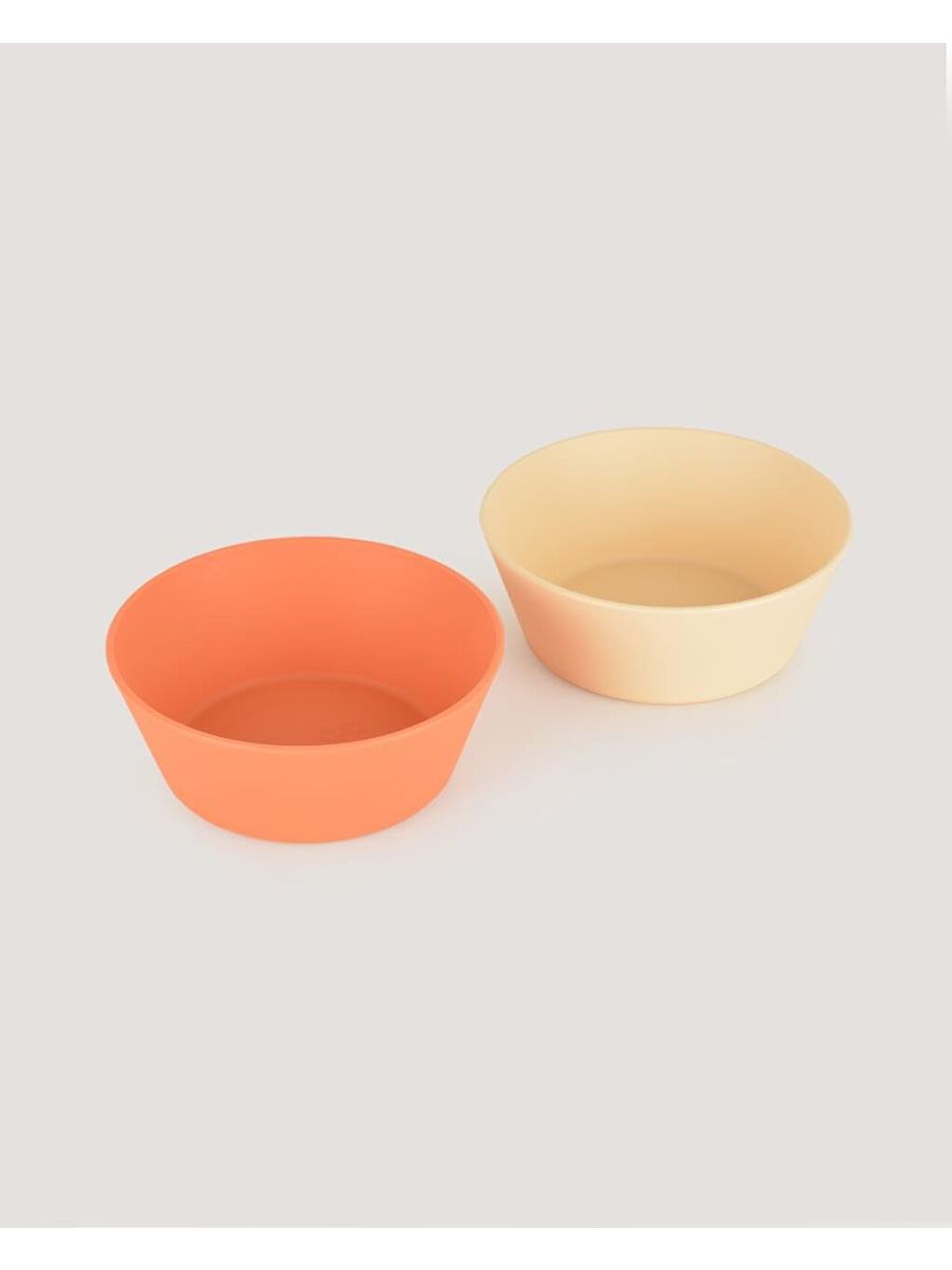 Yuvarlak Bebek Mama Tabağı 2'Li Set Peach - Vanillia-1