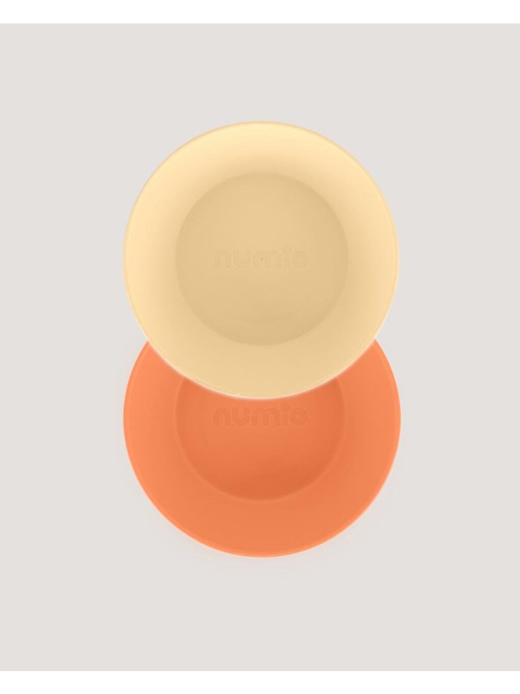 Yuvarlak Bebek Mama Tabağı 2'Li Set Peach - Vanillia-2