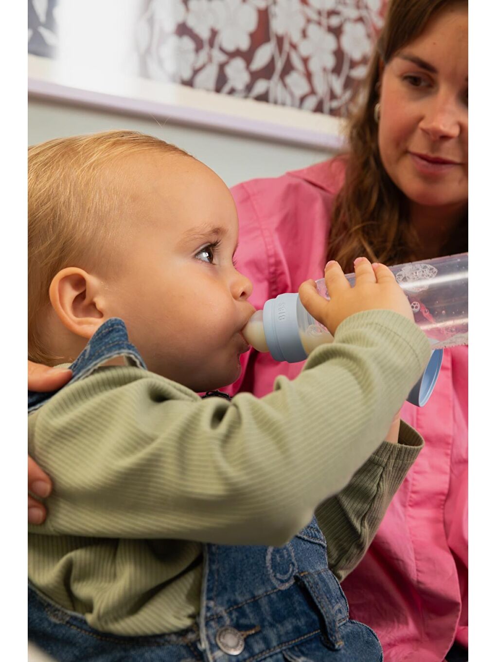 Baby PP Bottle Silikon Uç Biberon Sage 270 ml-3