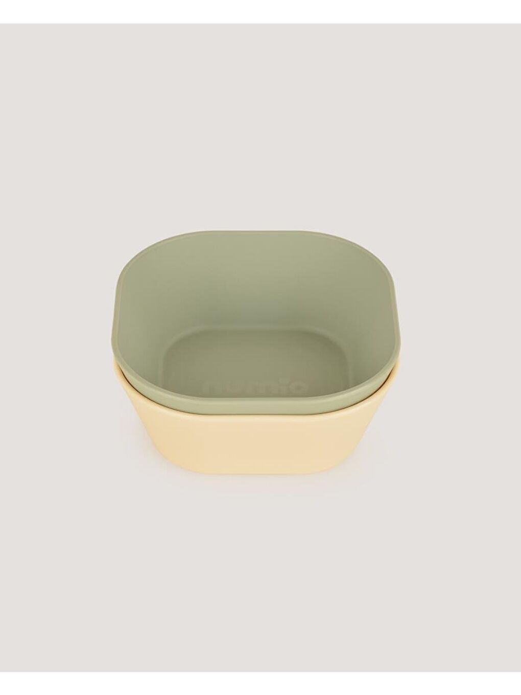 Kare Bebek Mama Kasesi 2'Li Set Sage Green - Vanillia