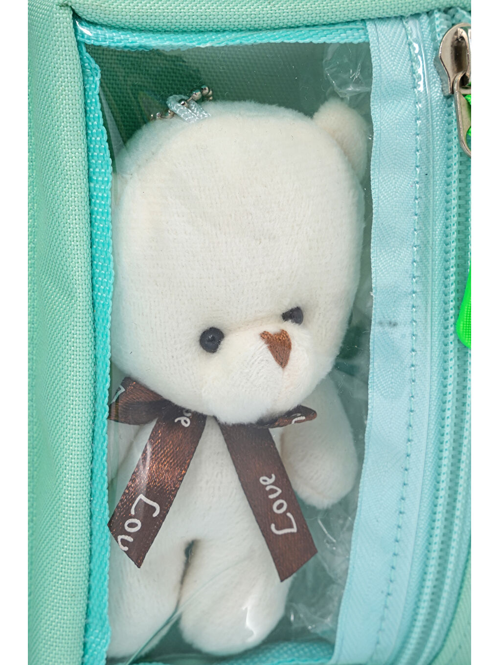 Kawaii Kore Tarzı Ayıcıklı İlkokul ve Beslenme Çantası-6