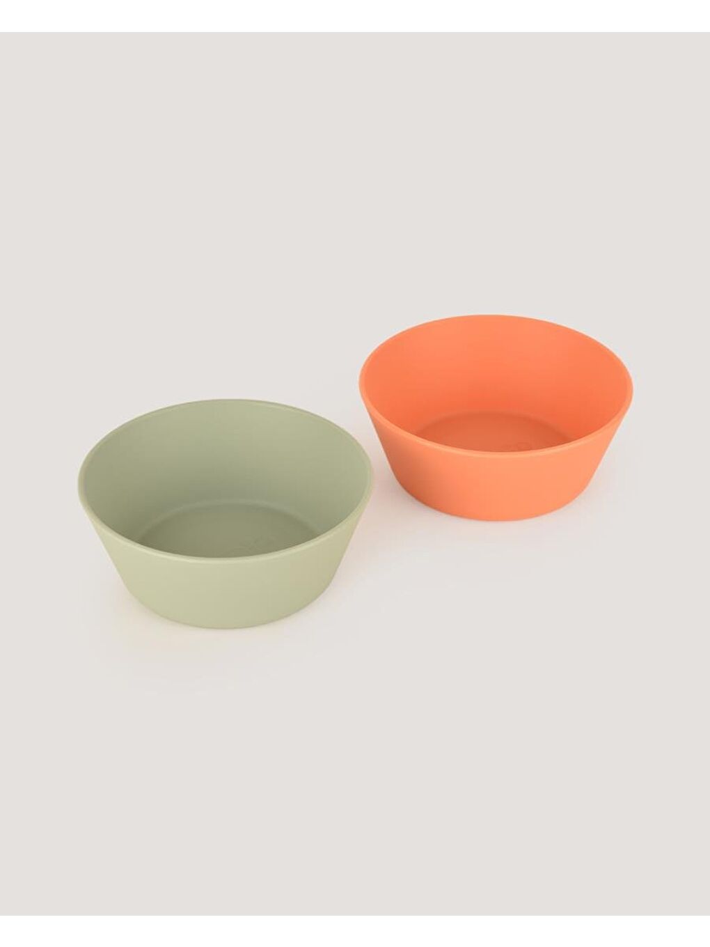 2'Li Yuvarlak Kase Sage Green-Peach-1