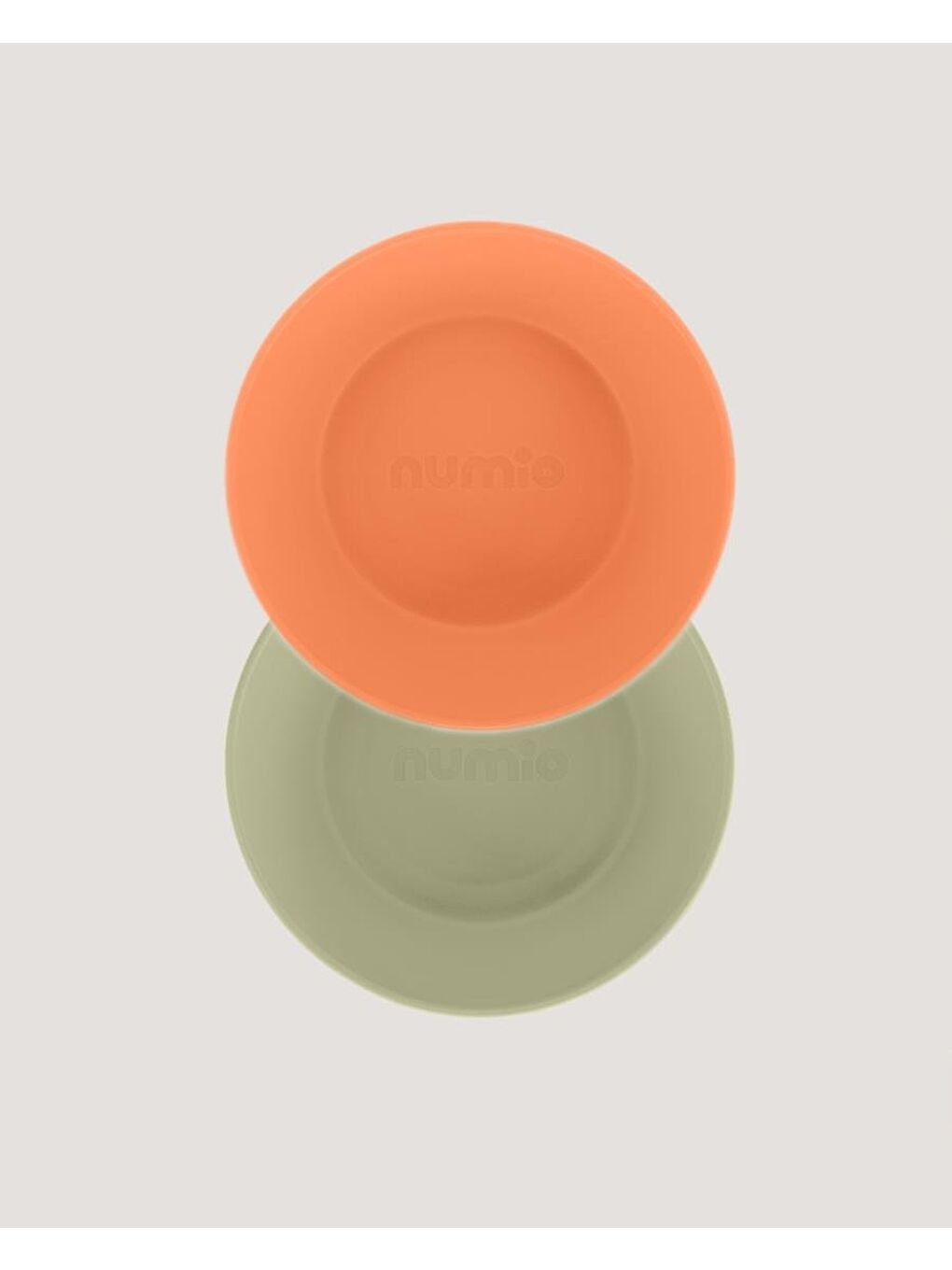 2'Li Yuvarlak Kase Sage Green-Peach-2