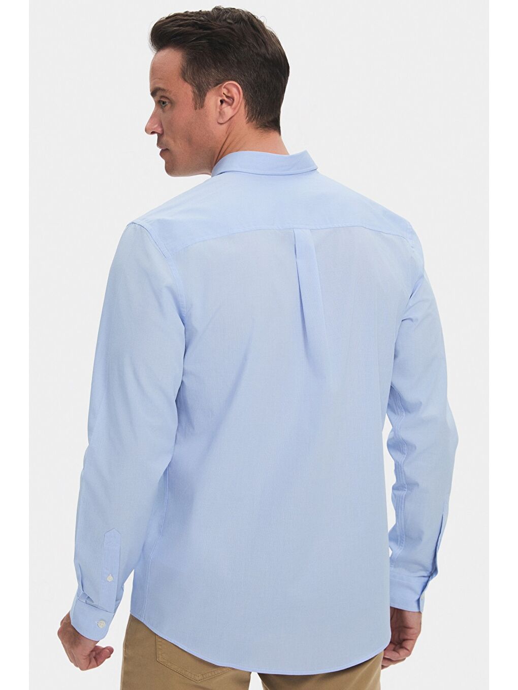 Mavi Exclusive Erkek Regular Fit Kareli Düğmeli Yaka Gömlek-4