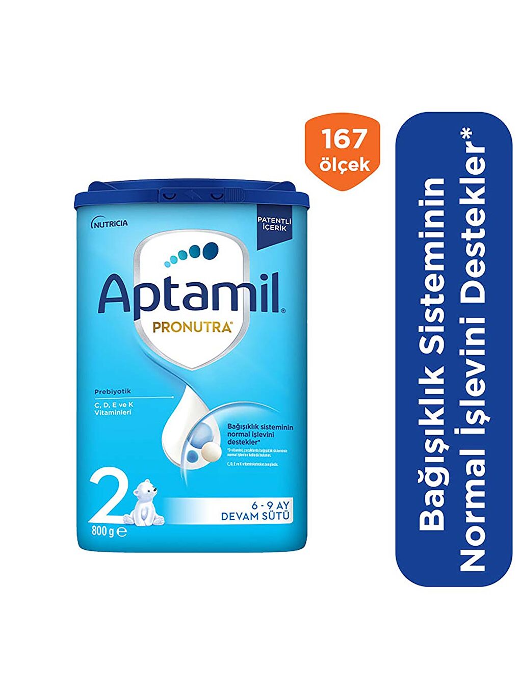 2 Prebiyotikli Devam Sütü 800 Gr