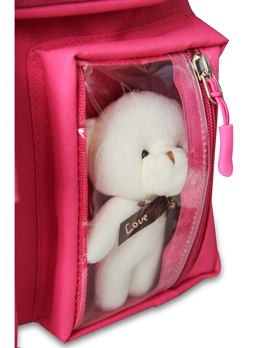 Kawaii Kore Tarzı Ayıcıklı İlkokul ve Beslenme Çantası-3