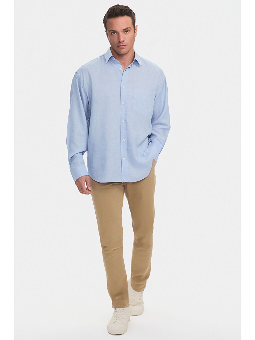 Mavi Exclusive Erkek Oversize Gömlek