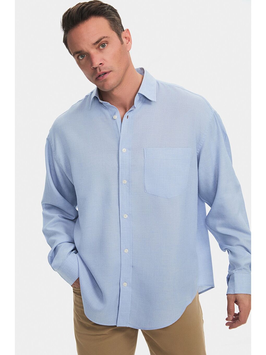 Mavi Exclusive Erkek Oversize Gömlek-1
