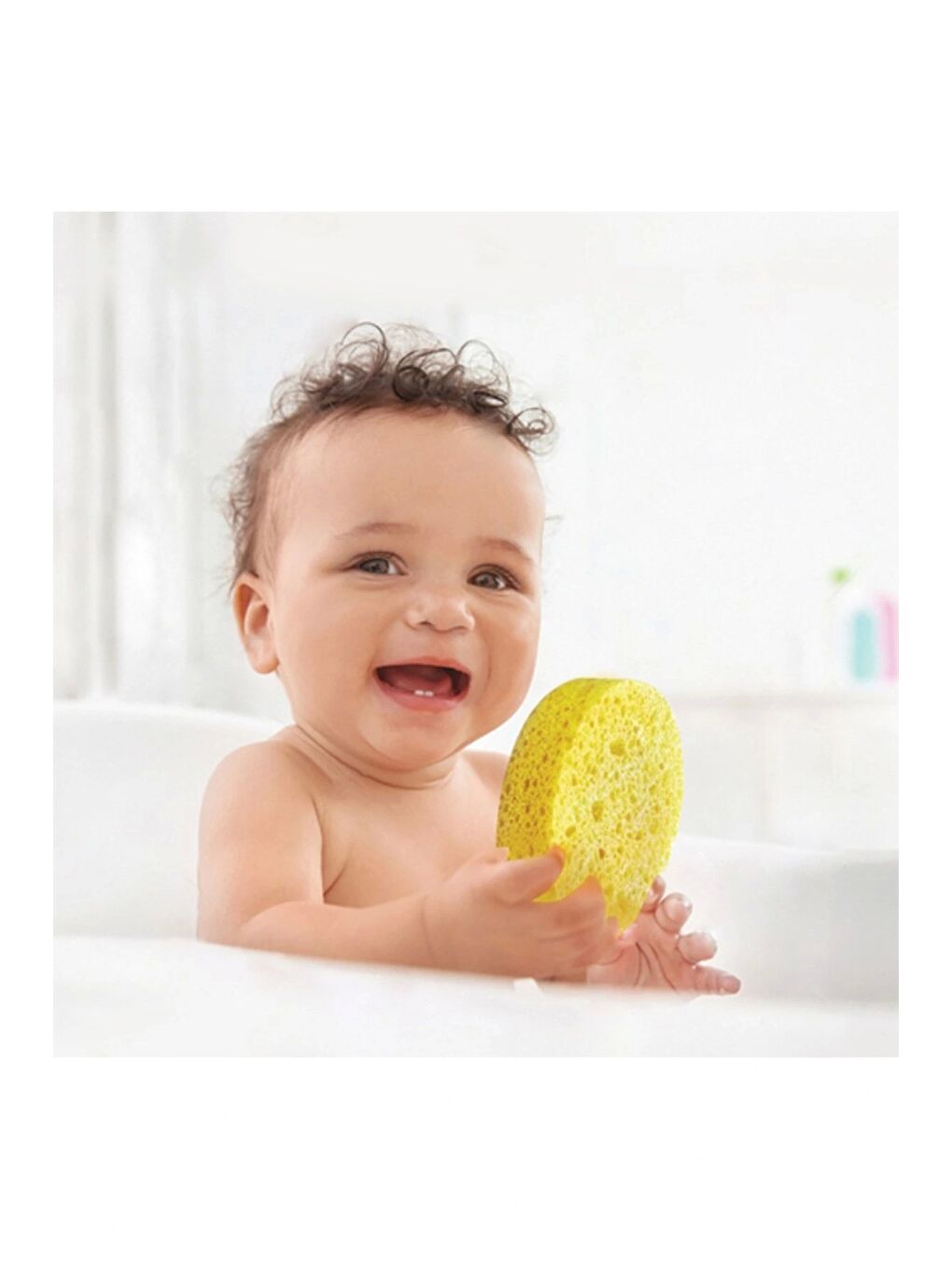 Bebek Banyo Süngeri Selülozik 020 Sarı