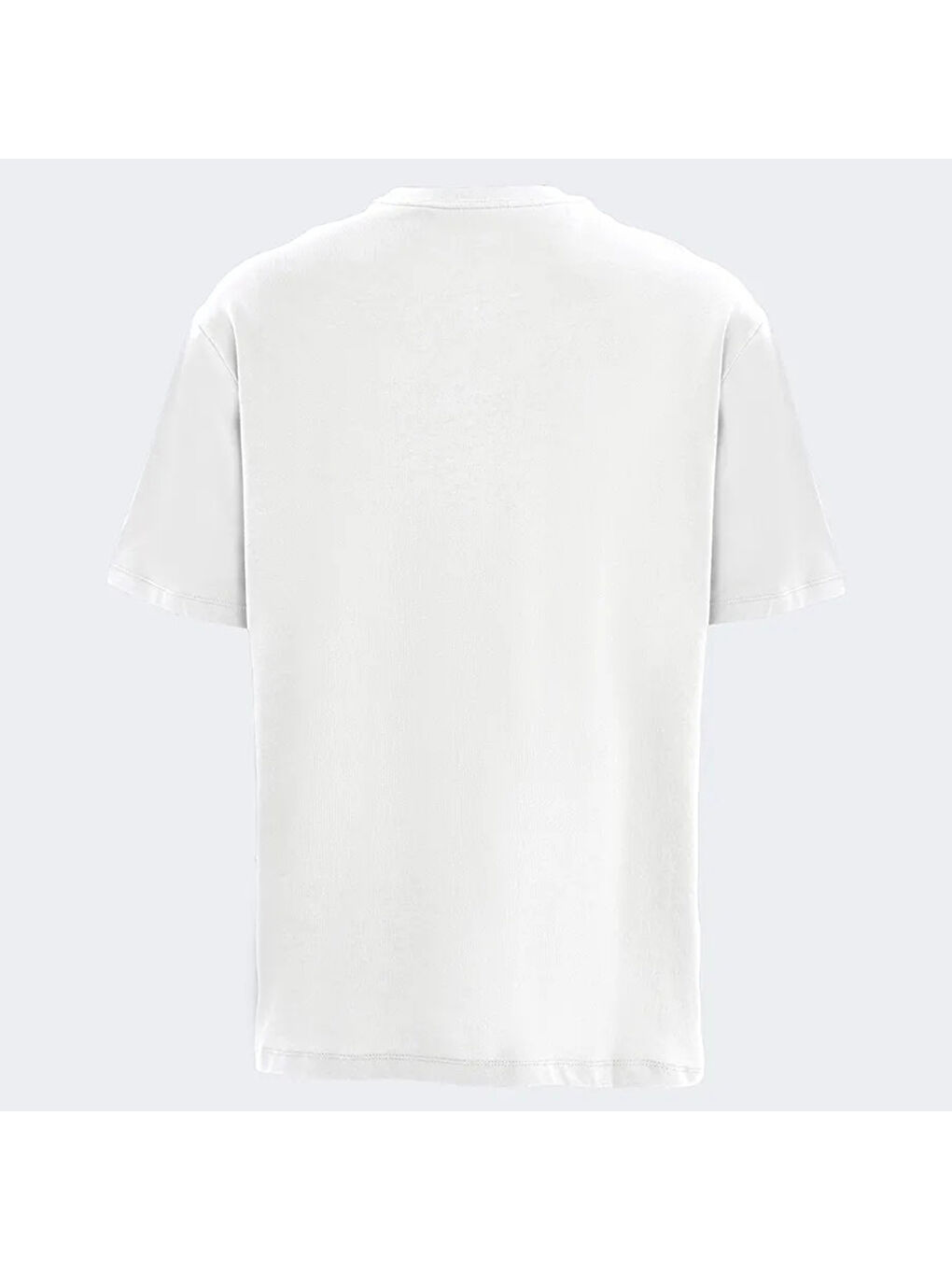 Brix Erkek Beyaz Yuvarlak Yaka Spor Tişört-1