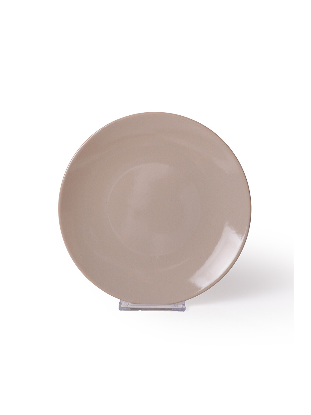 Kahverengi Taupe Ege Pasta Tabağı 20 cm 4 Adet-4