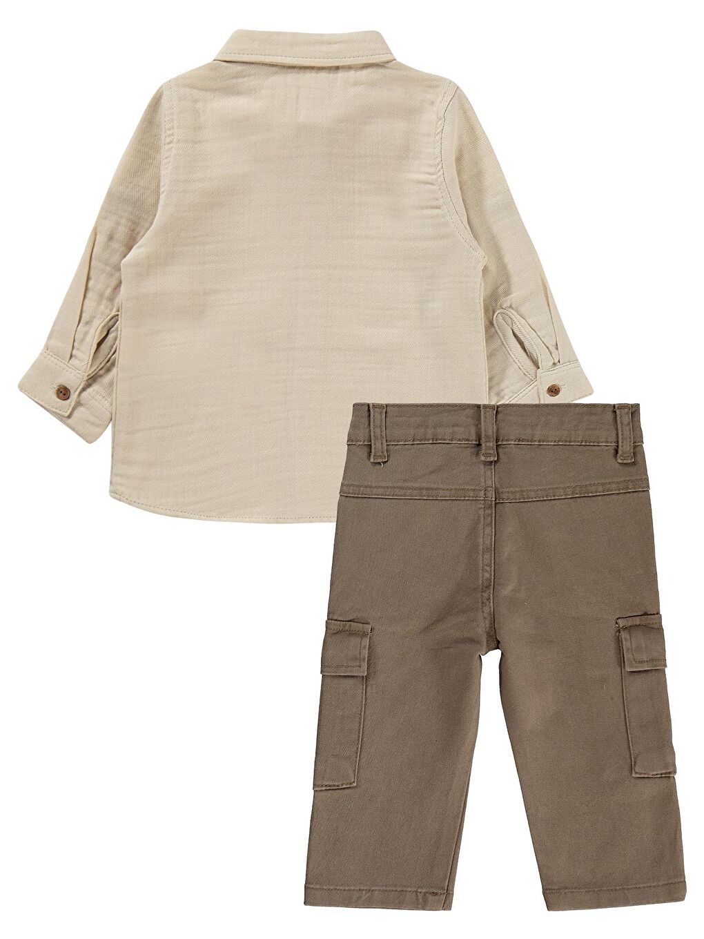Baby Kargo Cepli 6-18 Ay Takım - Kahverengi-3