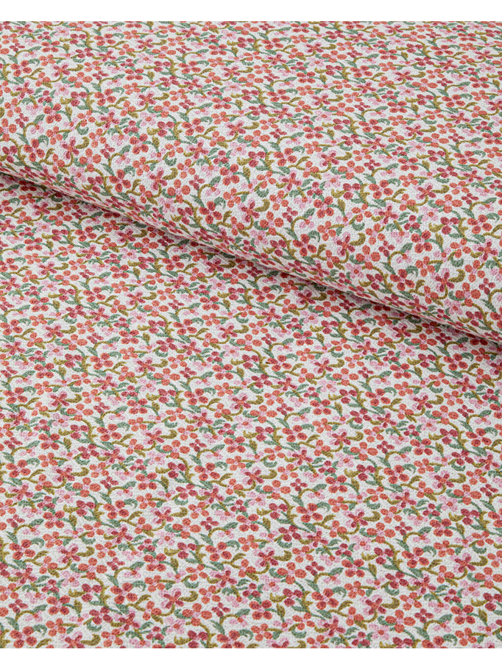 Berry Garden Baskılı Pamuklu Çift Kişilik Pike 200x220 Cm Kırmızı-2